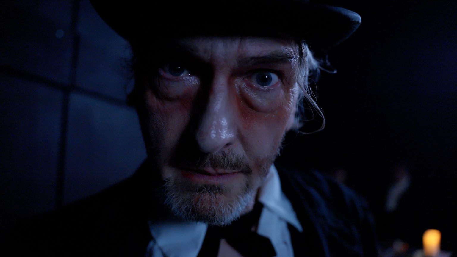 Production still from Undertaker, music video by Zingaro Blue, 2025, Directed by John Hales